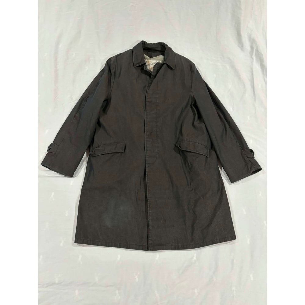 Campus All Weather Coat Water Repellent Lined Mens‎ XL Tan Plaid